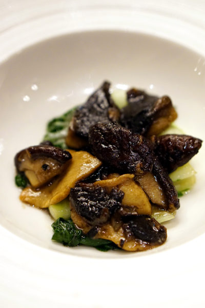 Shisen Hanten by Chen Kentaro, Mandarin Orchard Singapore - Sauteed Seasonal Vegetables with Duo Mushrooms & Truffle Oil