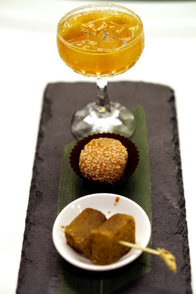 Shisen Hanten by Chen Kentaro, Mandarin Orchard Singapore - Trio of Desserts
