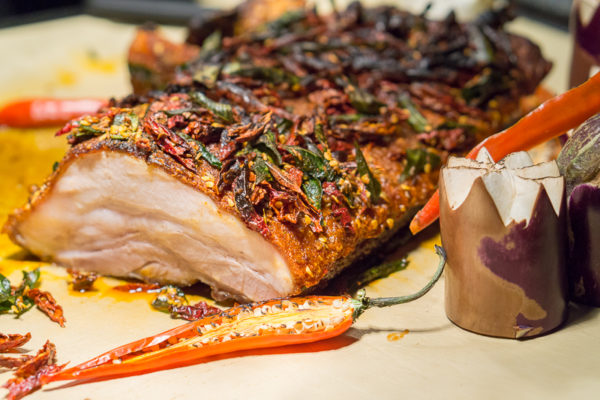 Taste of Heaven at The Fullerton Hotel’s Young Hawker Series - Town Restaurant - Roasted Pork Belly with Asian Spices