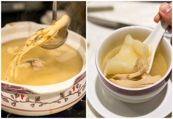 Chinese New Year 2017 at Man Fu Yuan, InterContinental Singapore - Double-boiled Chicken Soup with Korean Ginseng and Fish Maw