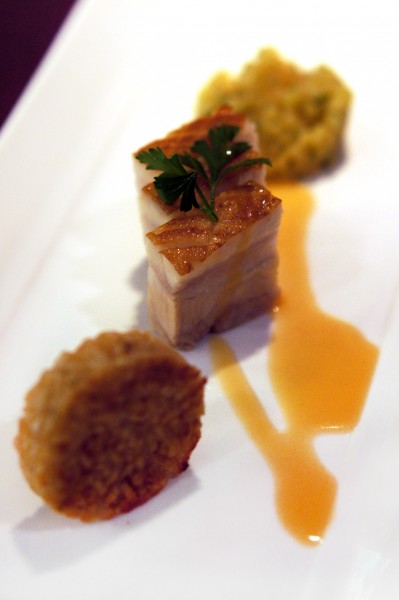 Recipes by SHATEC - 30th Anniversary Dinner Set Menu - Slow-cooked Pork Belly with Apple Salsa
