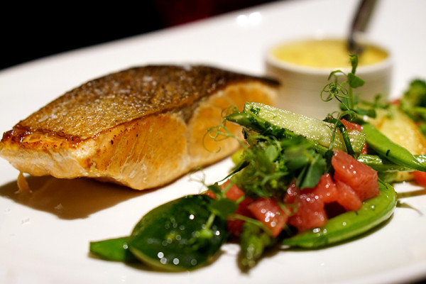 European restaurant Ash & Elm - InterContinental Singapore - Tasmanian Salmon Fillet a la Plancha