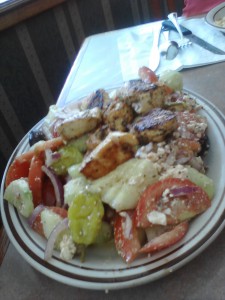 Greek salad the other place