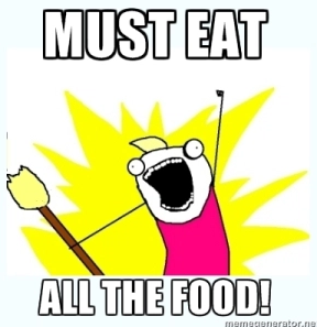 eat all the food