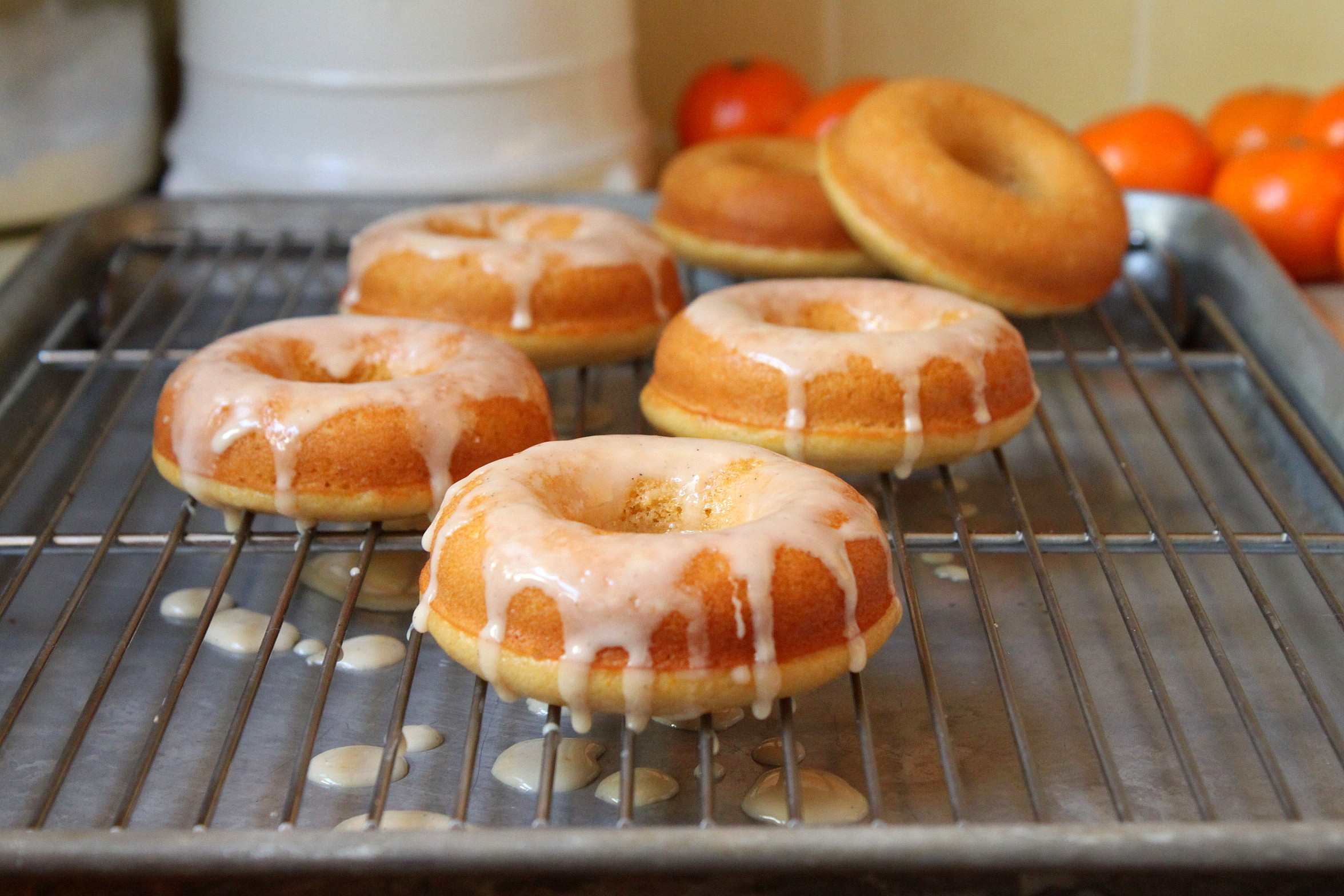 baked clemetine doughnuts