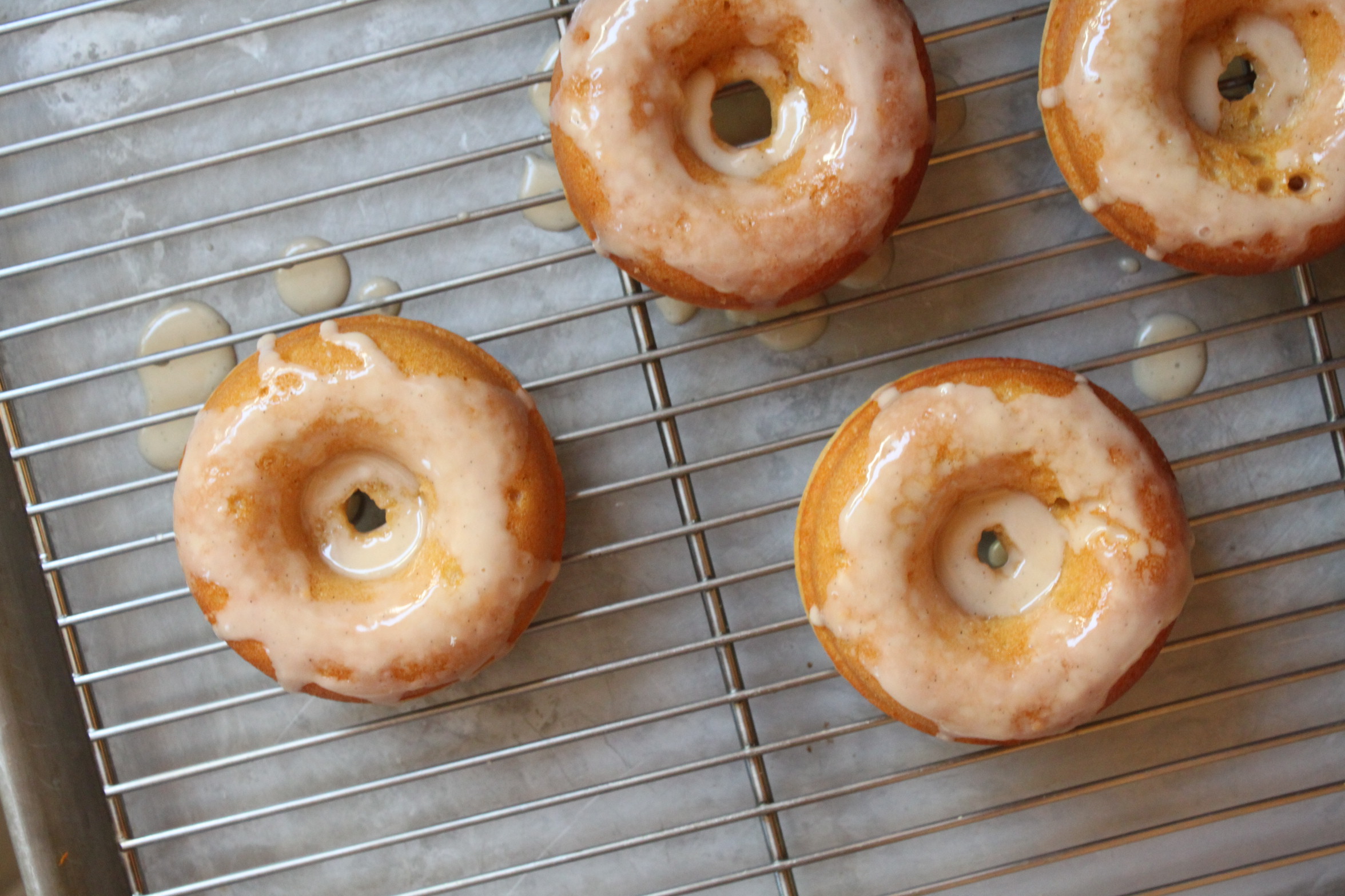 baked clementine doughnuts