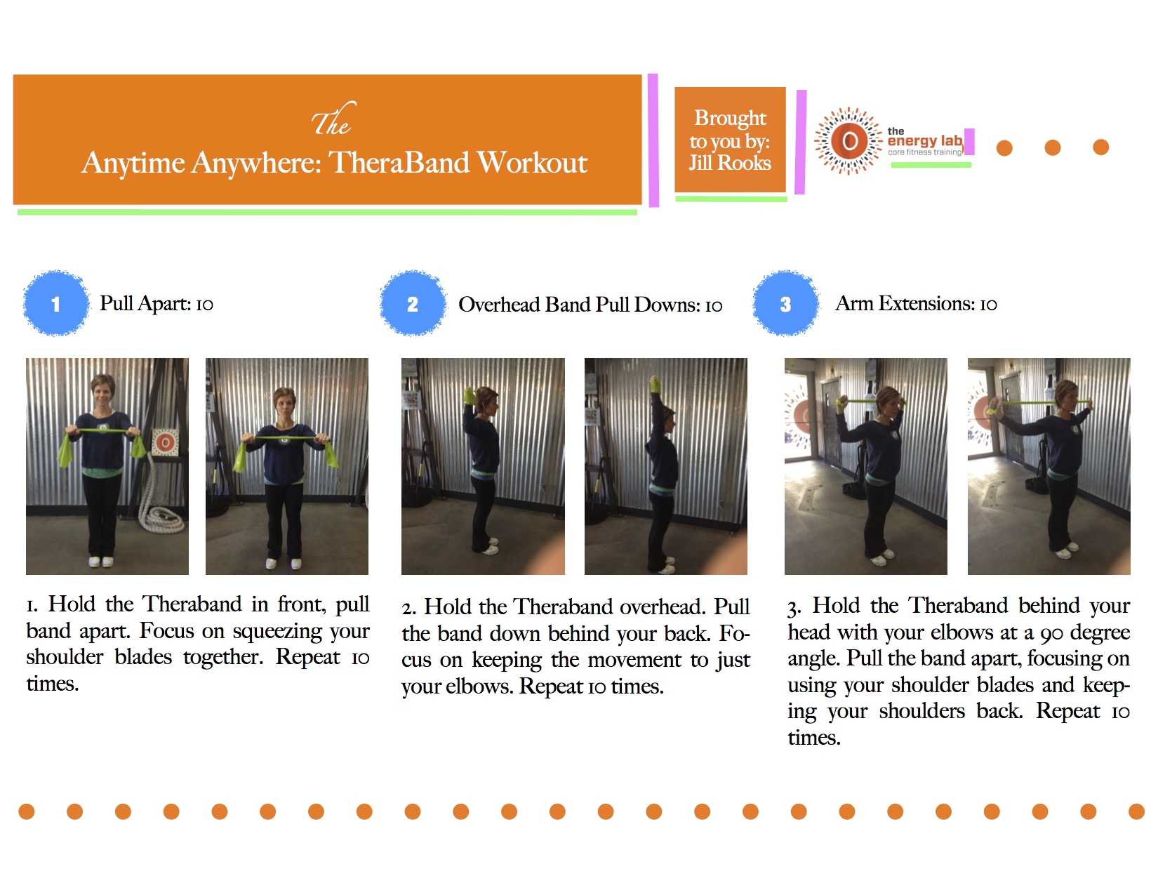 Pintrest theraband workout