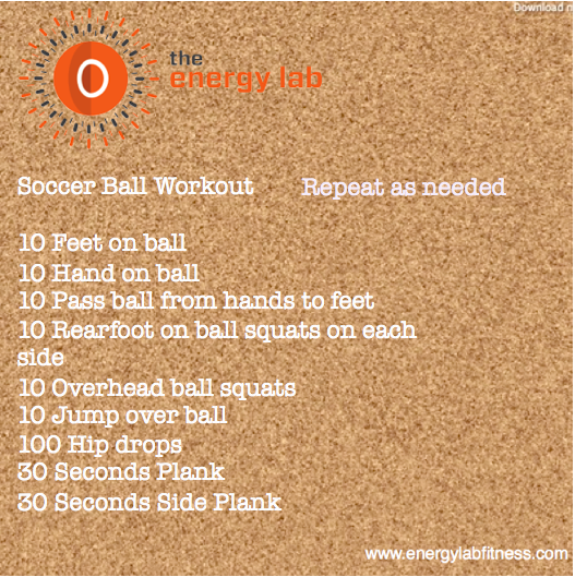 Soccer Ball Workout
