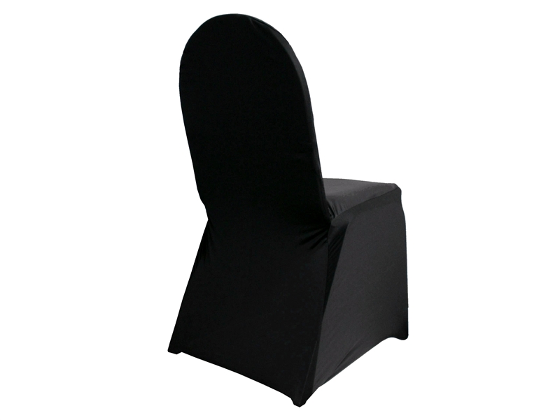 Fitted Lycra Chair Cover - Black — Got It Covered, Wedding, Events, Hire