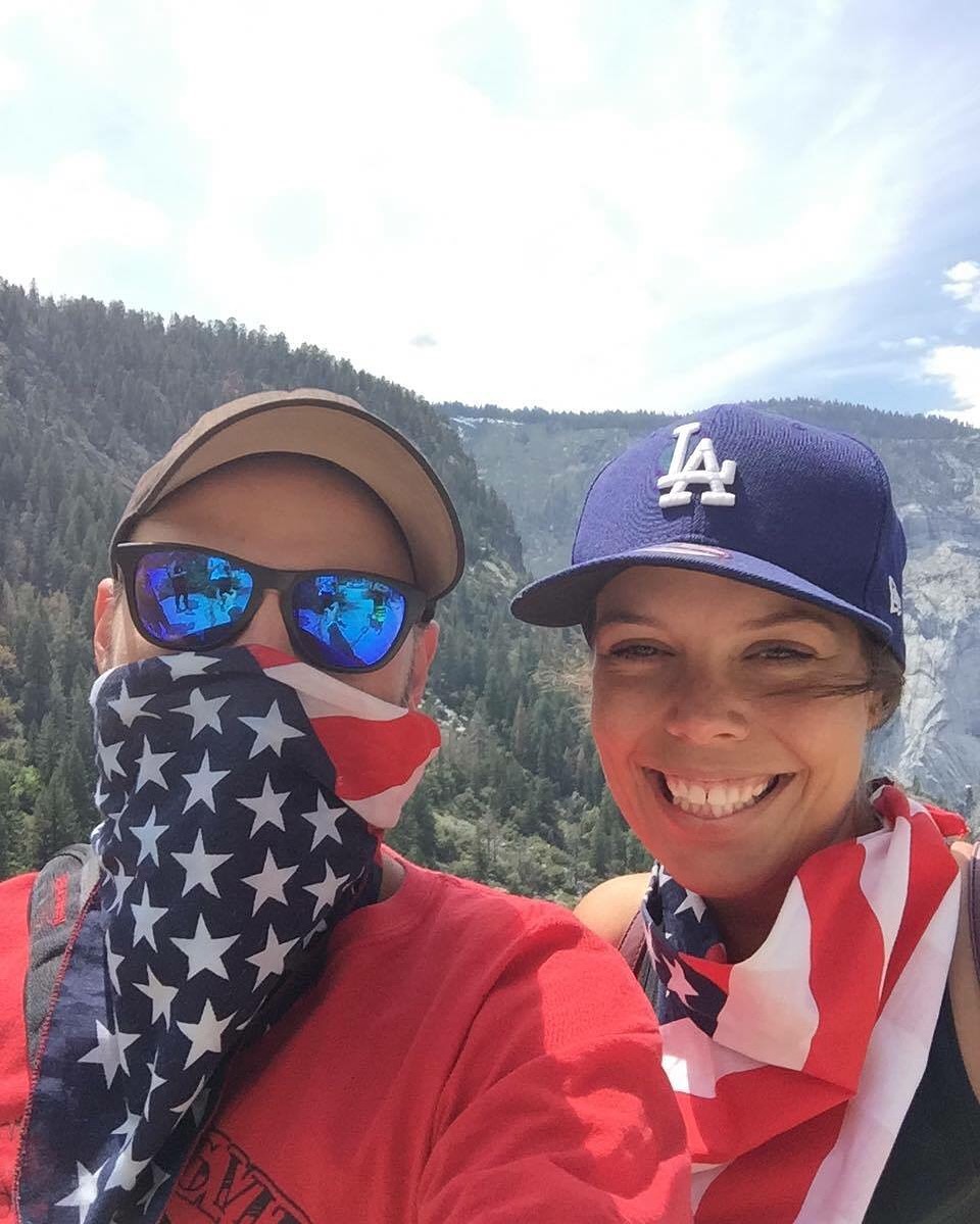 Tyler and I up Yosemite 