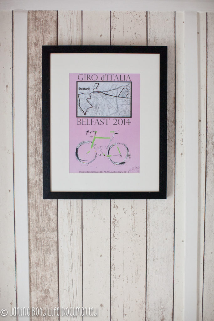 A limited edition print created for the Giro d'Italia in 2014