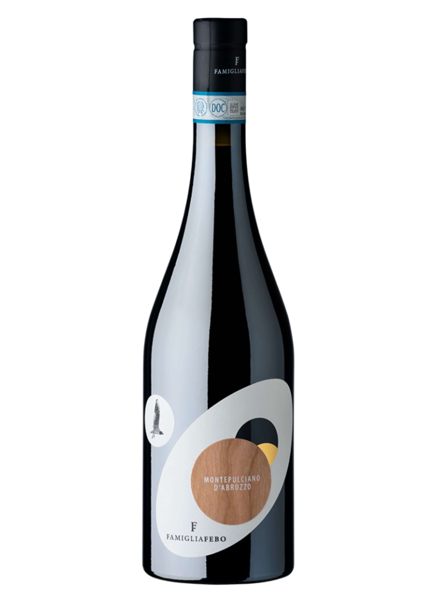 Red Biodynamic Organic Febo Wine d\'Abruzzo Natural Montepulciano