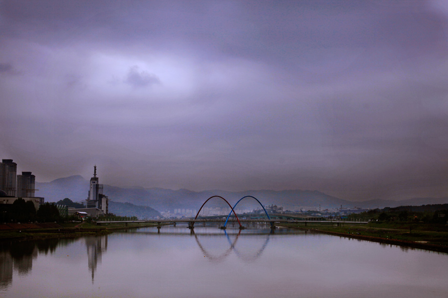 © www.ingekathleen.com, Bridge in Daejeon, Sky, South Korea, Landscape, Expo Park