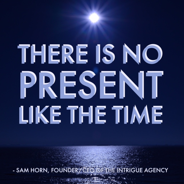 there is no present llike the time - blue best