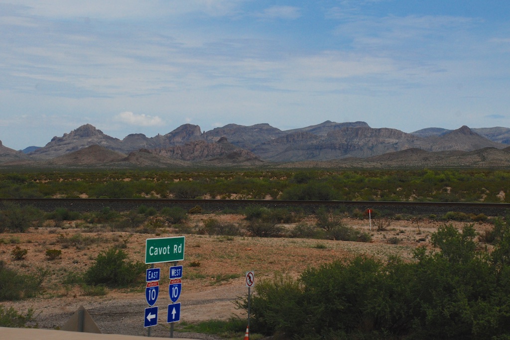 east of Tucson