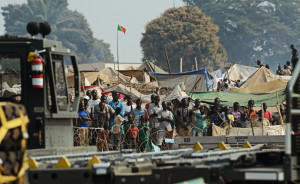 Refugees of fighting in Central African Republic in 2014. The in-fighting has since died down but the country remains in a delicate peace. Source: Wikimedia Commons
