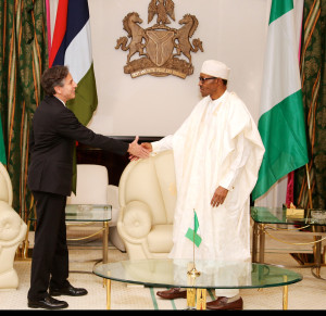 U.S. Deputy Secretary Blinken Greeted by Nigerian President Buhari Source: U.S. Department of State [Public domain], via Wikimedia Commons