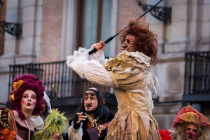 Performers at Madrid's Carnival