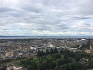 The view from Edinburgh Castle. Image: Hannah Everett. 