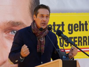 Austrian politician Heinz-Christian Strache has been vocally outspoken against Angela Merkel's administration. (Source: Wikimedia Commons)