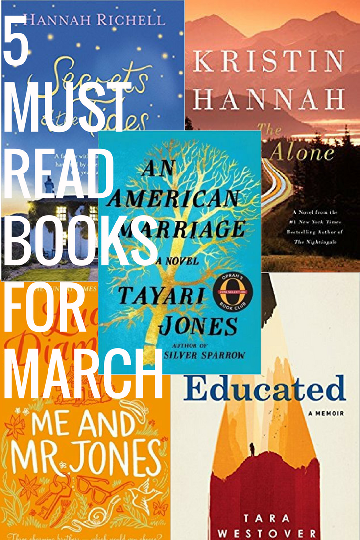 5 MUST READ BOOKS FOR MARCH