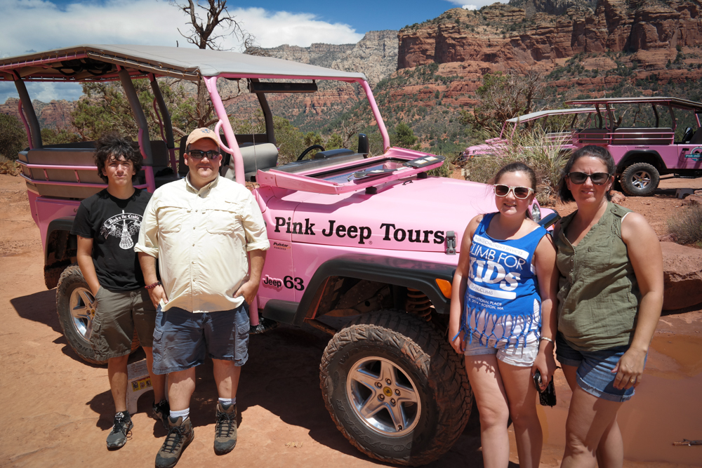 Pink Jeep With The Chapmans