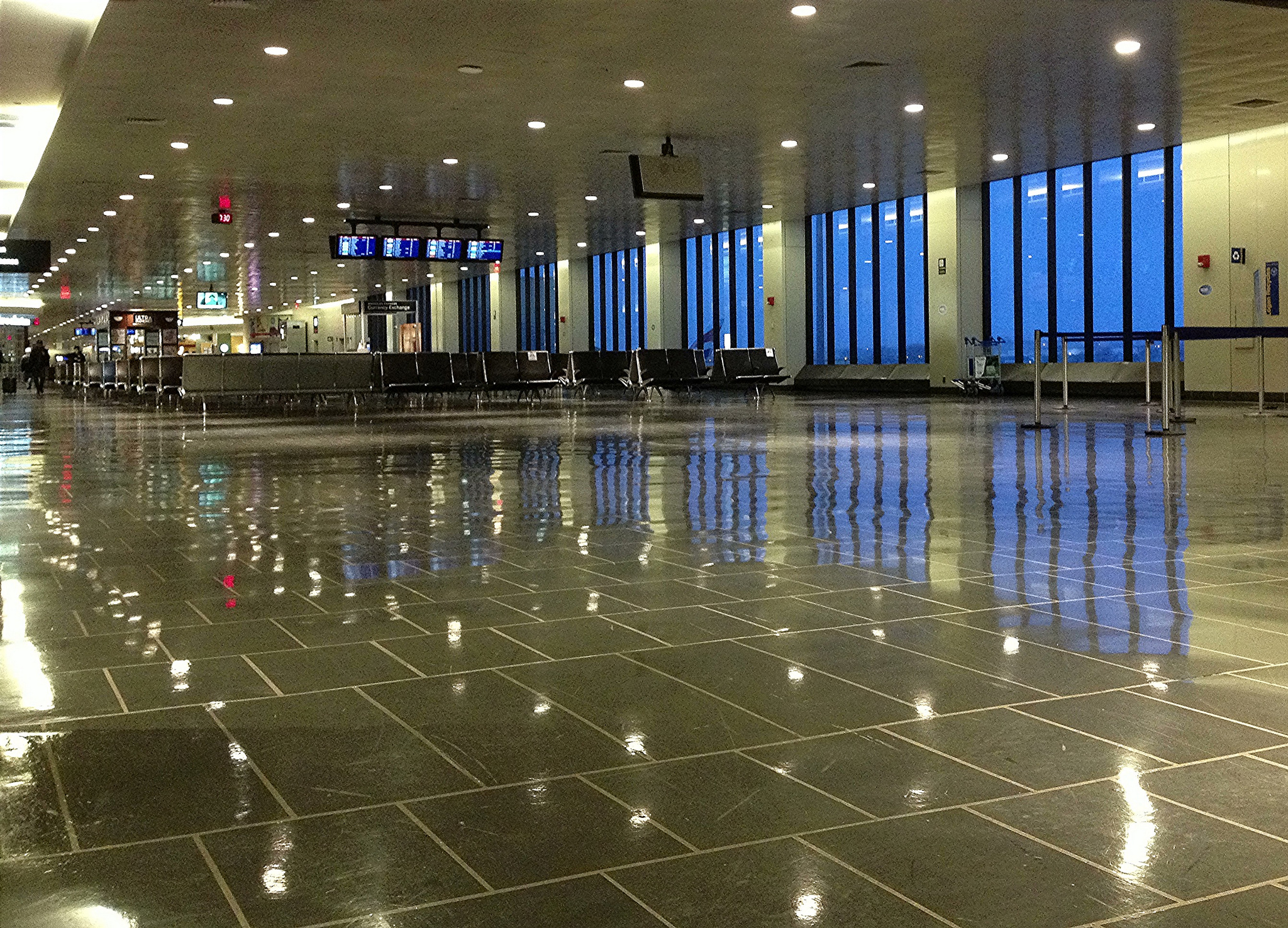 Starry Night Airport Terminal