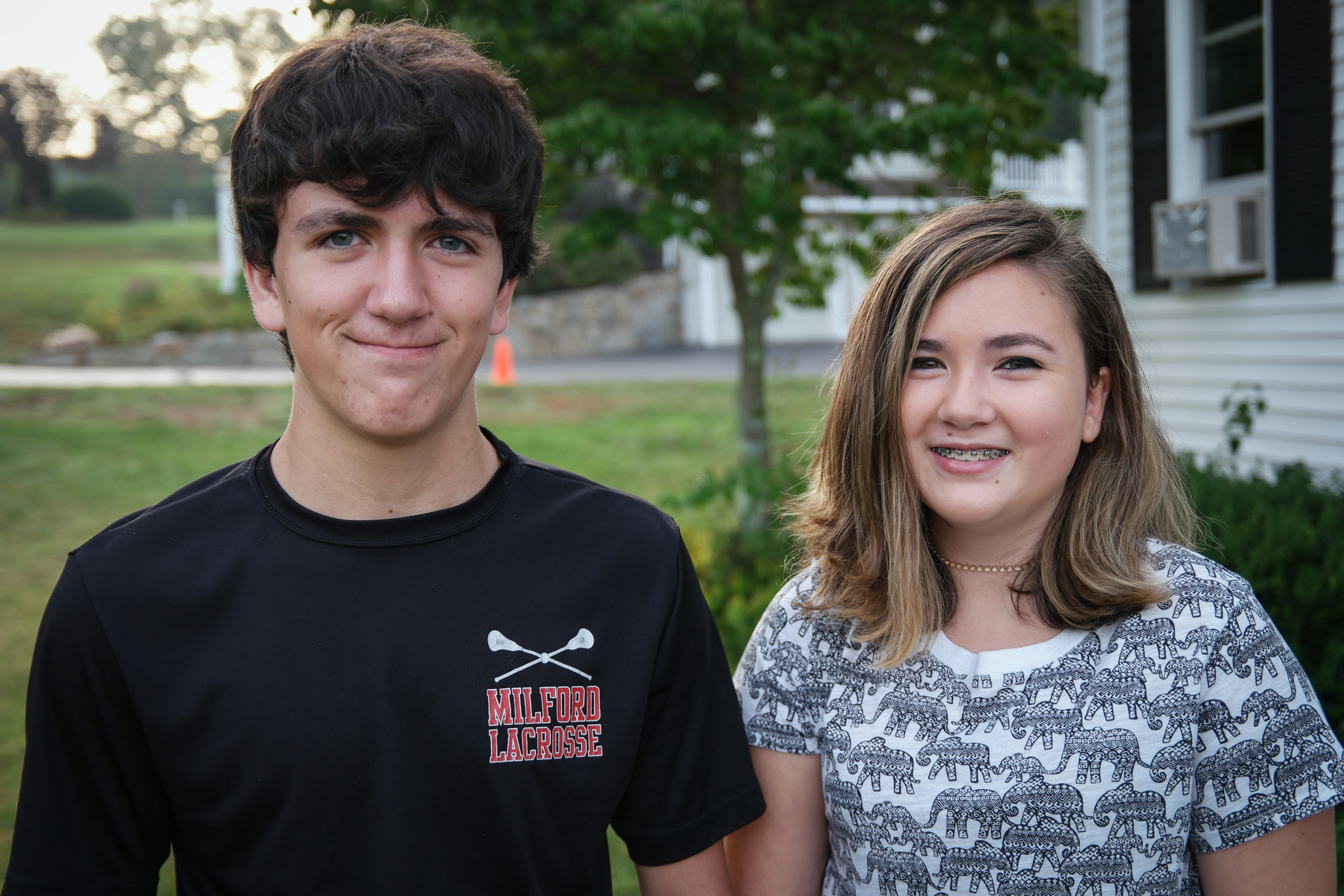 Dylan and Emily - First Day of School 2015