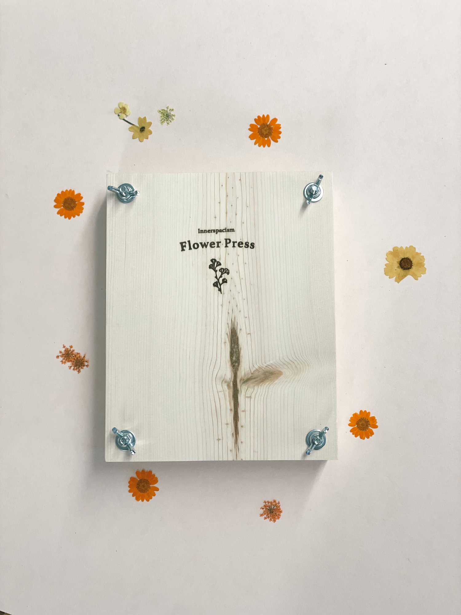 Wooden Flower Press — Innerspacism