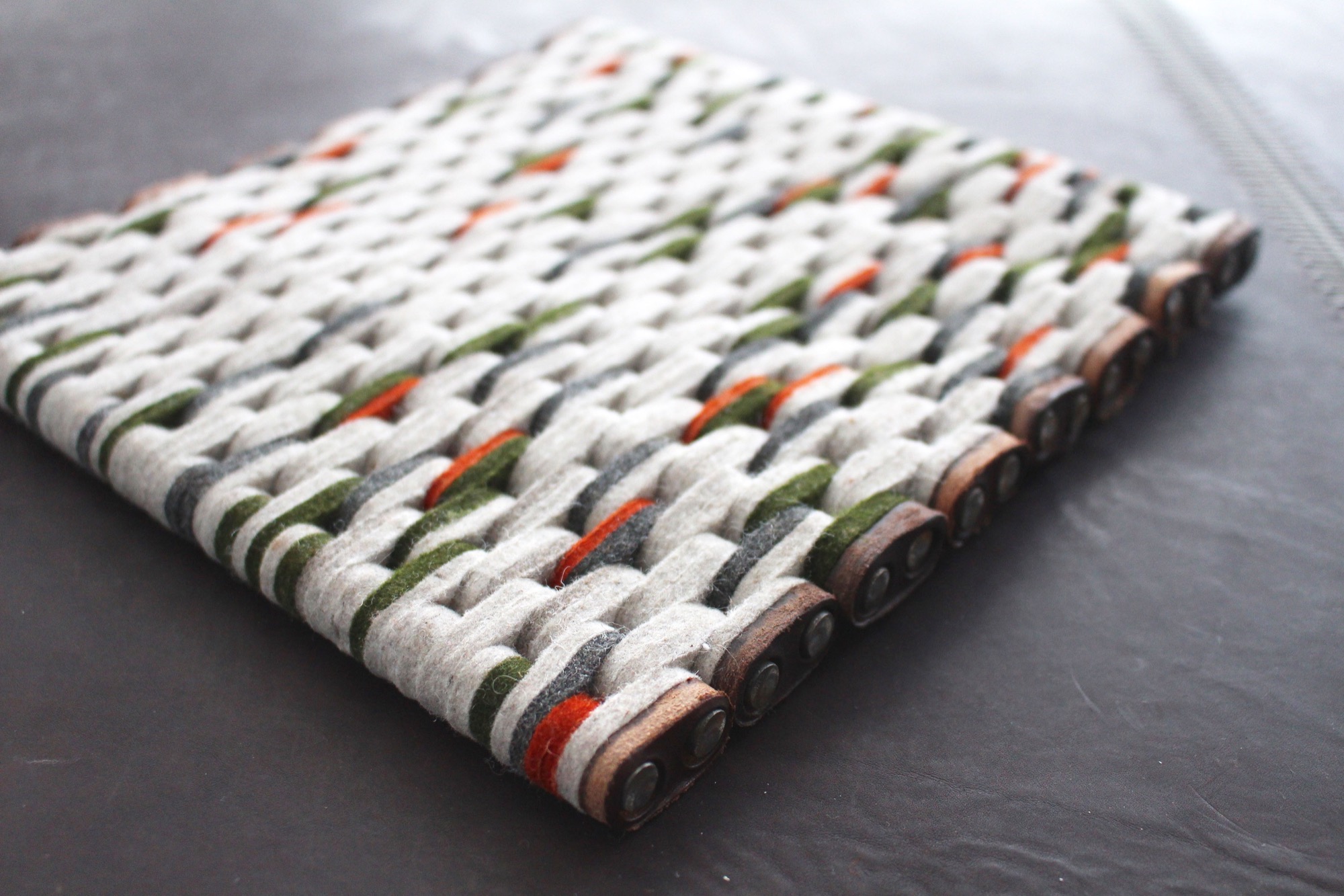 Linked Rug by Jim Zivic