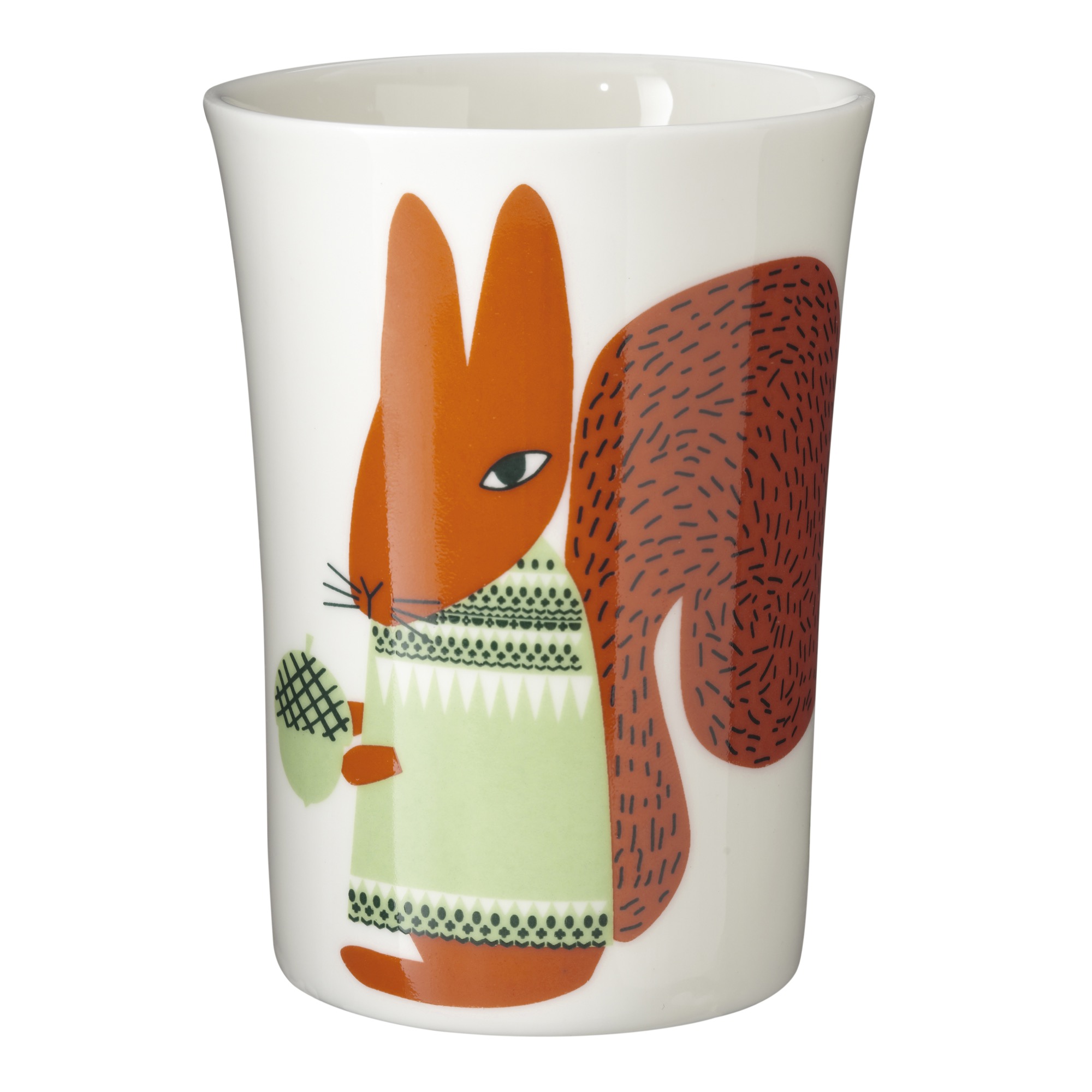 Ceramics squirrel beaker by Donna Wilson
