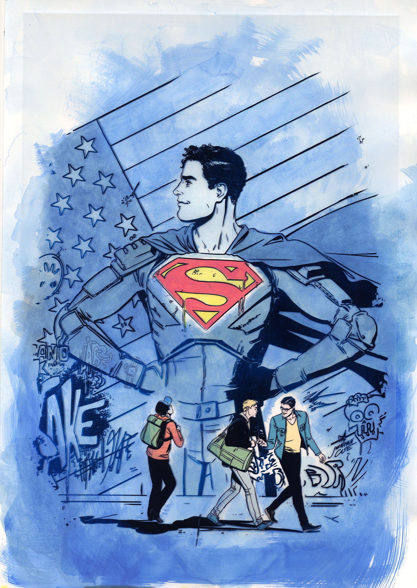 Superman: American Alien Original Art