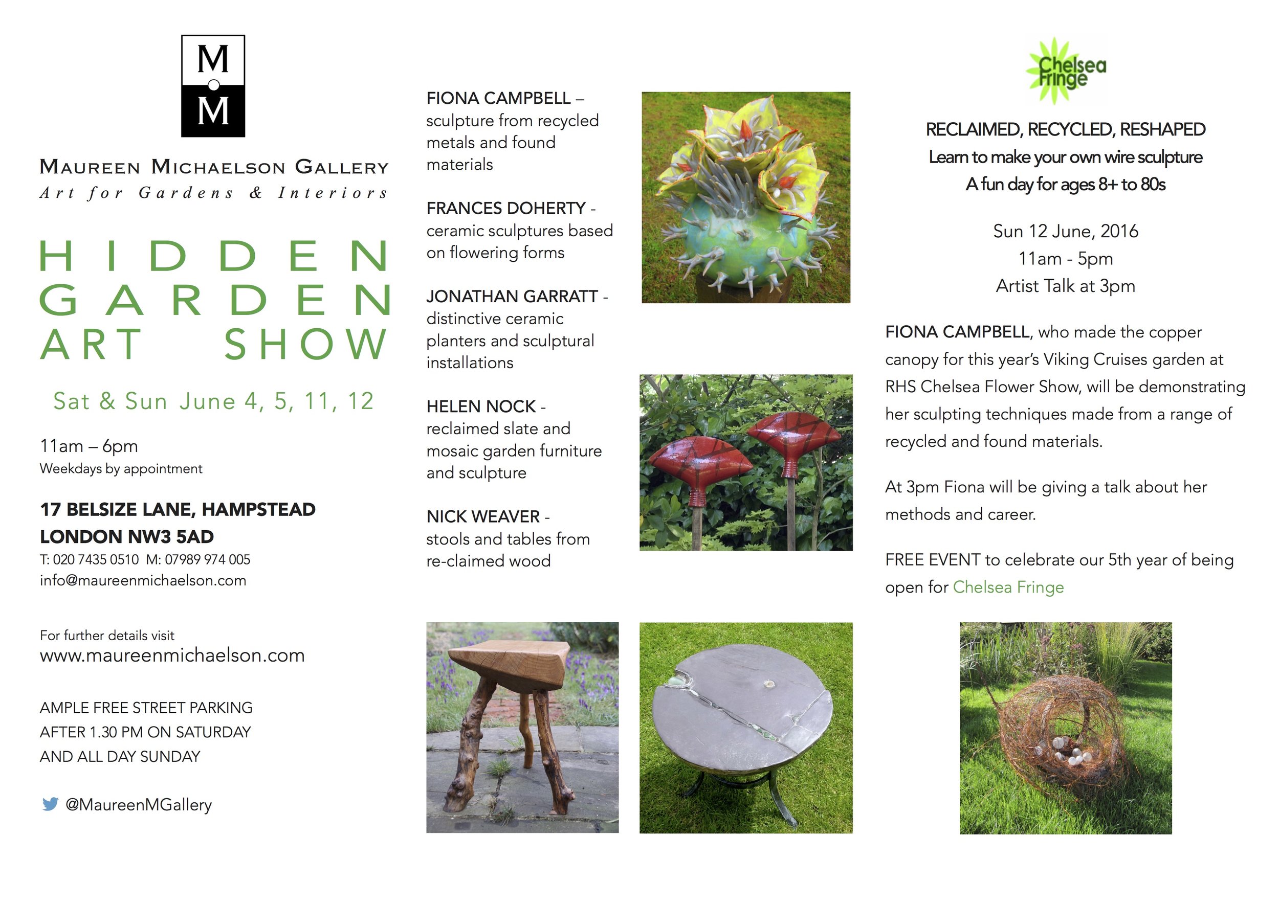 MMG Hidden Garden Art Show