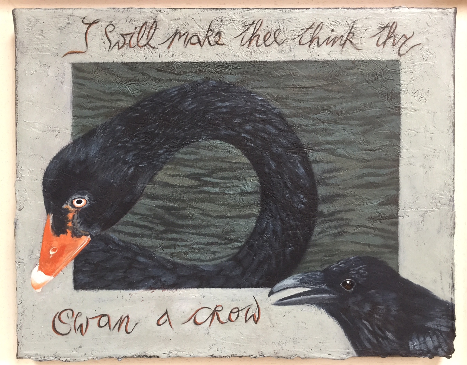 Secret Swans piece by Annie Fry