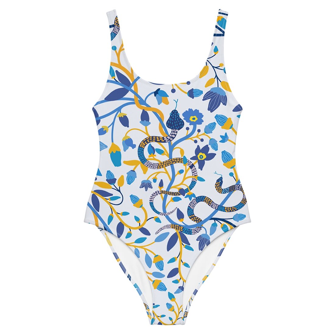 Blue Snake Swimsuit — Zen Bear