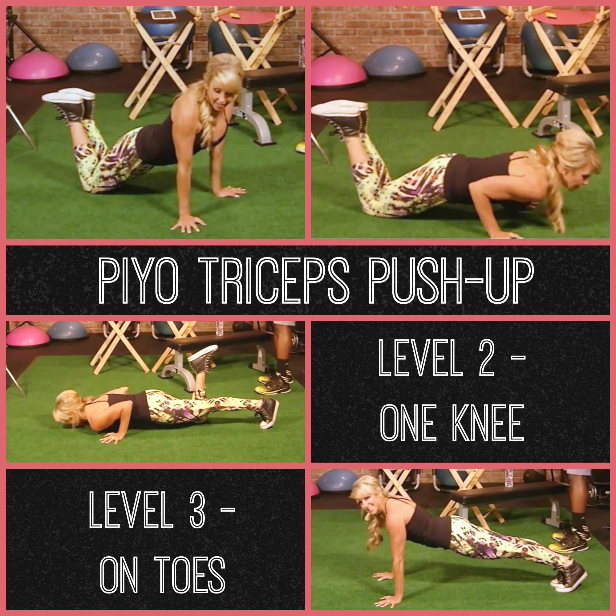 piyo triceps push ups