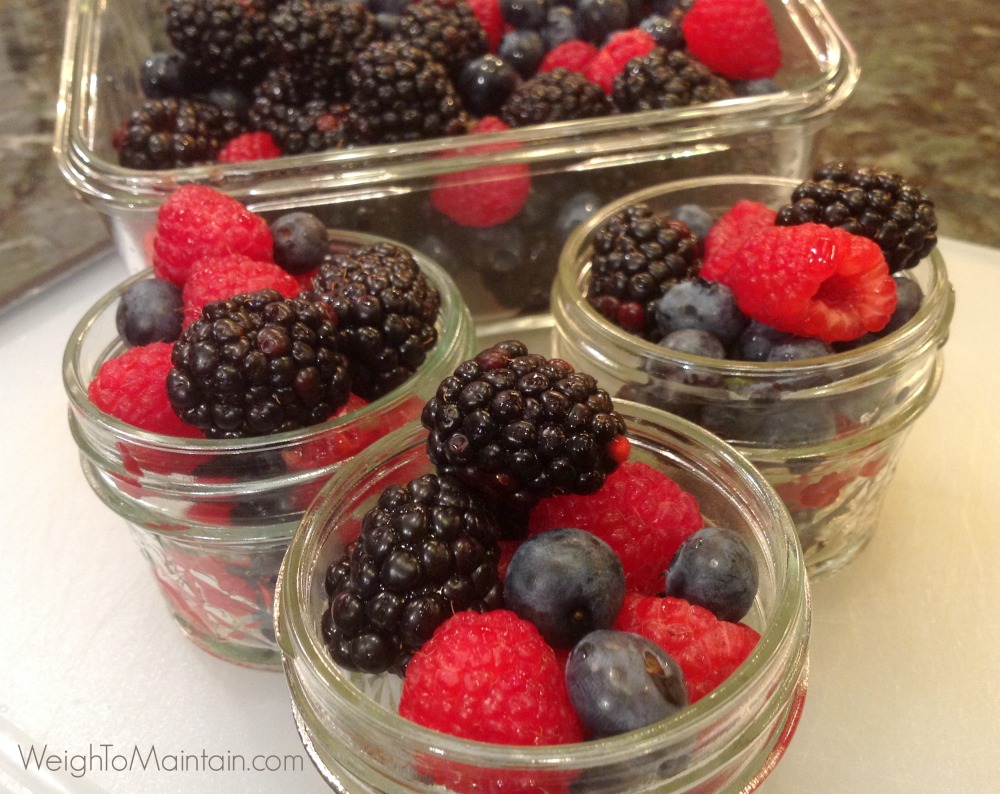 berries for meal prep