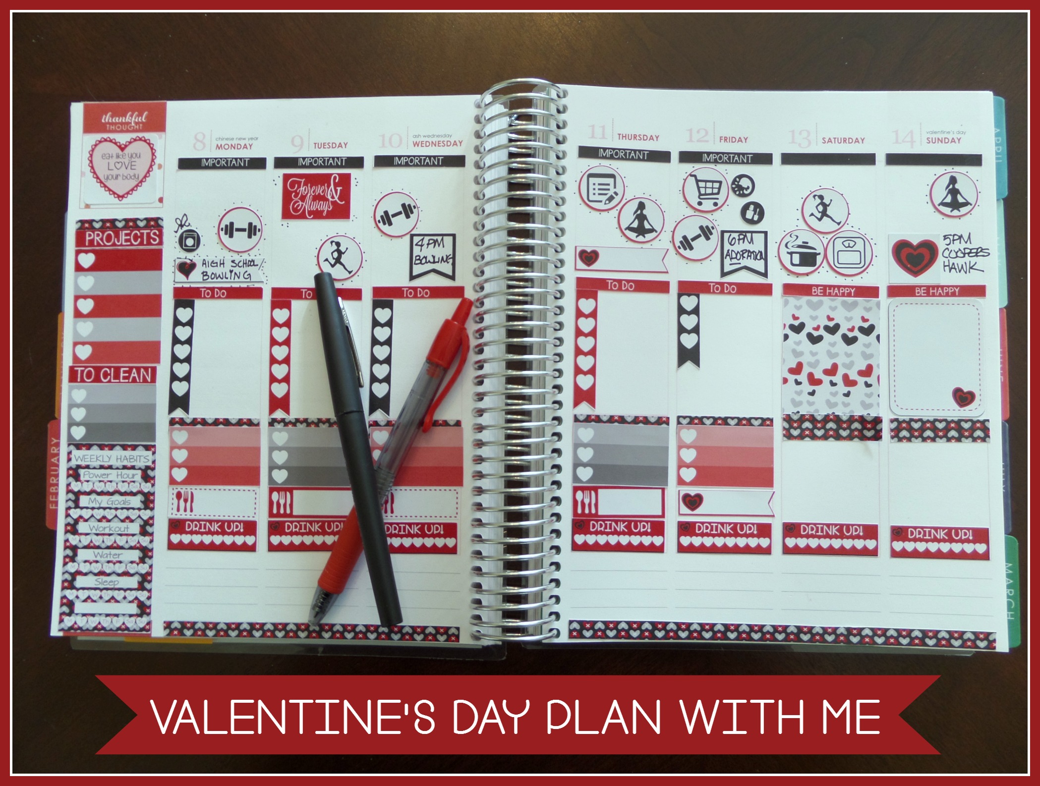 Plan with Me Valentine's Day