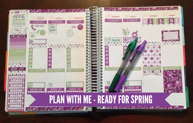 spring printable planner stickers