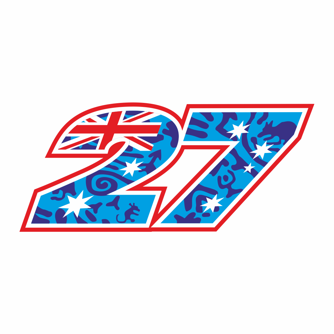 Casey Stoner No 27 6 sticker pack 80mm & 40mm quality water & fade proof vinyl