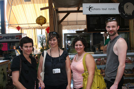 Rachel and Amy from Lucy's Whey in New York, a lovely girl from Forever Cheese, and Lance of Scardello's in Dallas.
