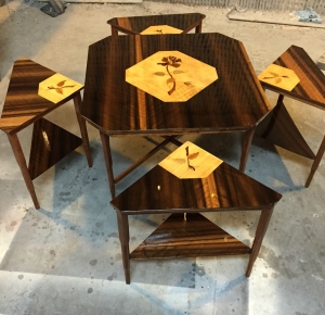 Bywater Design lovingly restores this gorgeous nest of tables.