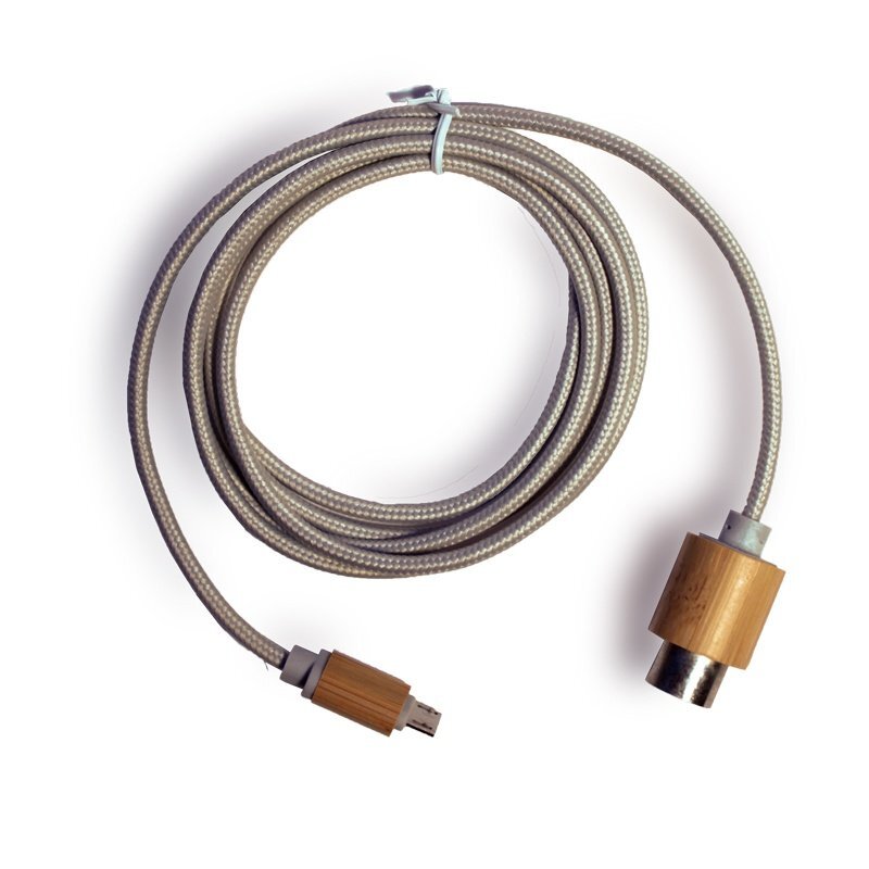 Bamboo MIDI 5-pin Cable – 5-pin DIN / micro-USB MIDI cable — BRIGID'S WAY