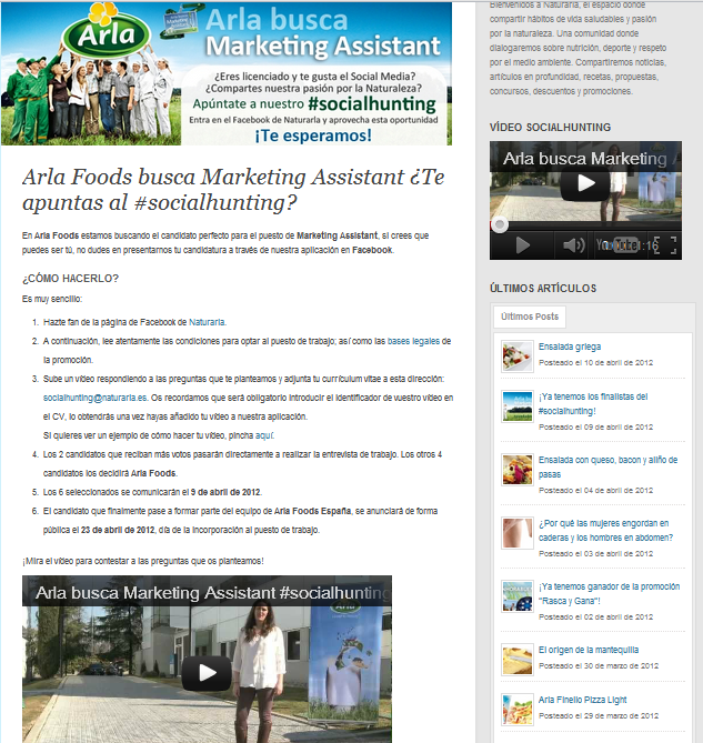 arla-marketing-assistant-video-applications-competition