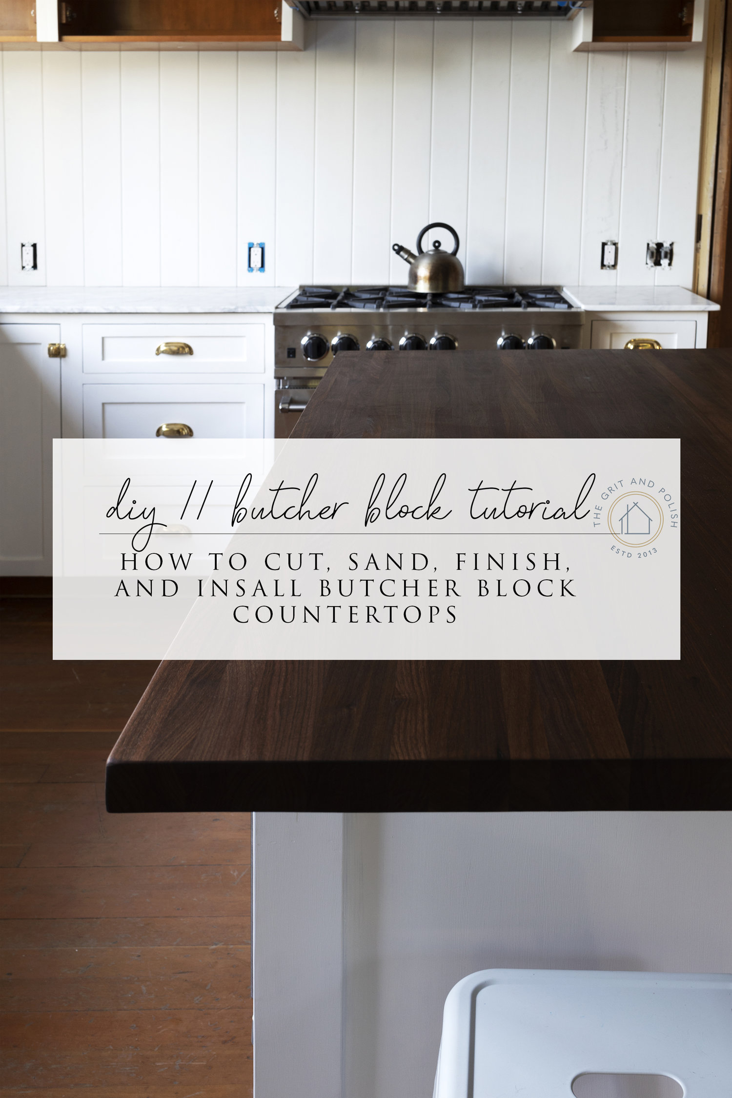 Diy How To Cut Sand Install And Finish A Butcher Block