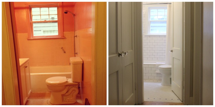 Bathroom Before and After 4-18-14