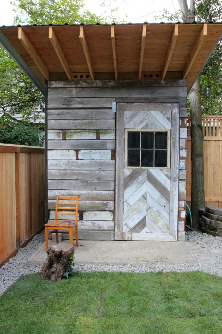 The Grit and Polish - Ravenna Backyard shed