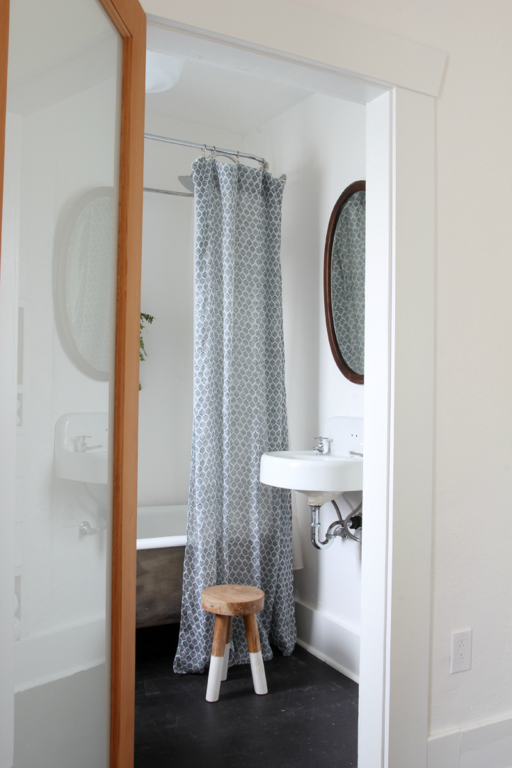The Grit and Polish - Master Bathroom Renovation sink and mirror