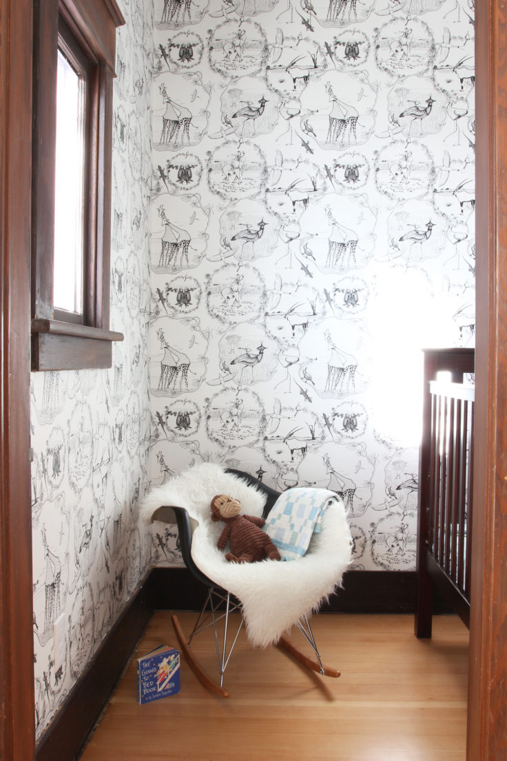 The Grit and Polish - Nursery Wallpaper Nook 2