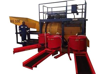 RG100C Alluvial Gold Recovery Plant